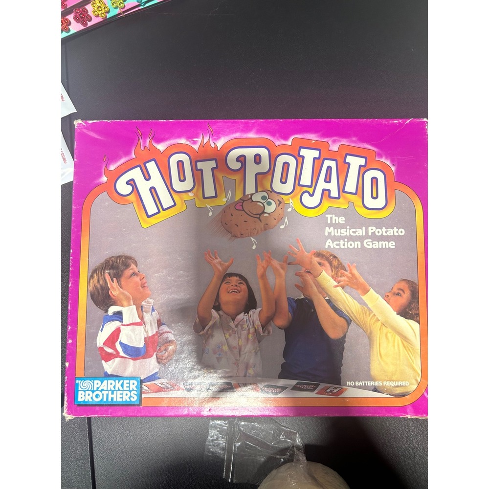 Vintage 1988 Parker Brothers Hot Potato‎ Musical Action Game Retro Board Game